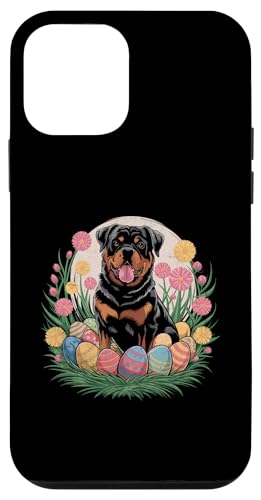 Hülle für iPhone 12 mini Rottweiler Malerei Rottie Hund Rottweiler von Rottweilers Dog Lover Rottweiler Gifts