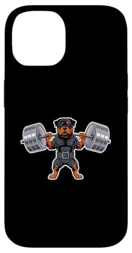 Hülle für iPhone 14 Rottweiler Bodybuilder Rottie Dog Rottweiler von Rottweilers Dog Lover Rottweiler Gifts