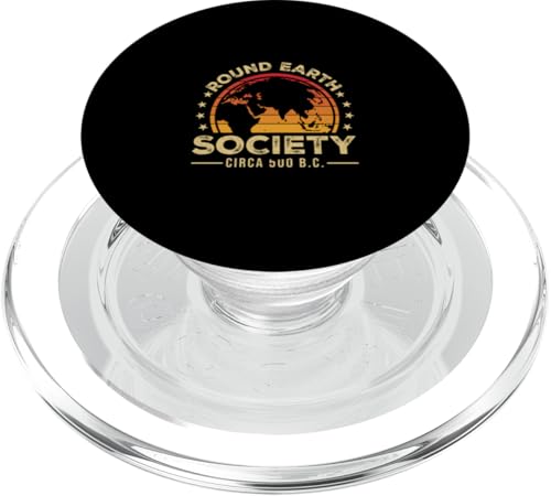 Round Earth Society Erdkugel rund PopSockets PopGrip für MagSafe von Round Earth Society Apparel