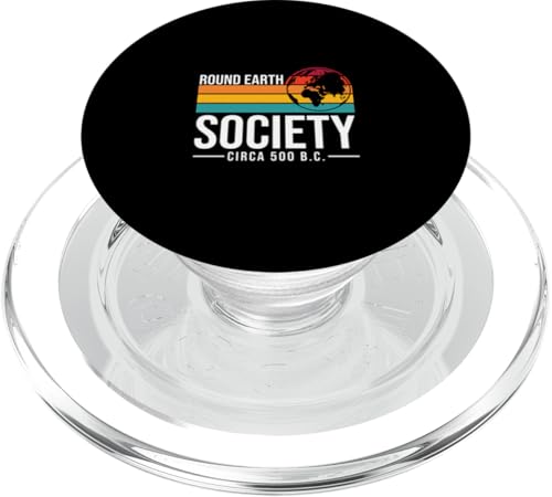 Round Earth Society Erdkugel rund PopSockets PopGrip für MagSafe von Round Earth Society Apparel