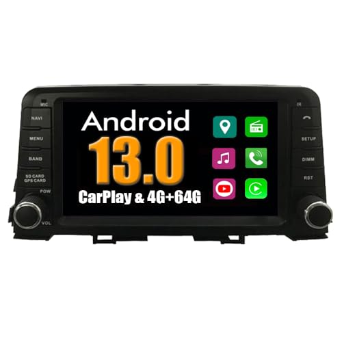RoverOne Android System Autoradio für Kia Picanto 2017 mit Multimedia Stereo GPS Navigations Radio Bluetooth USB Mirror Link von RoverOne