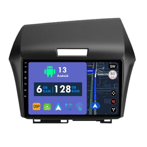 RoverOne Autoradio GPS für Honda Jade 2015 2016 2017 2018 2019 2020​ Carplay Android Auto Stereo Head Unit Bluetooth Sat Navigation (Für Rechtslenker) von RoverOne