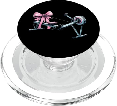 Coquette Bow Rudergerät Rudergerät Rudertraining Mädchen Mama Rosa PopSockets PopGrip für MagSafe von Rowing Machine Coquette Aesthetic Women Gifts