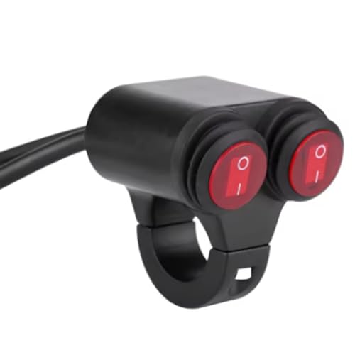 Roxvue 22mm Universal Motorrad Lenker Scheinwerfer Bremse Nebelscheinwerfer Hupe Dual Control Button Schalter A Roxvue 22mm Universal Motorrad Lenker Scheinwerfer Bremse Nebelscheinwerfer Hupe Dual Control Button Schalter A von Roxvue