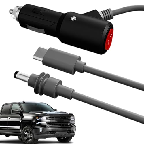 Rrlihjgu CAR INGITER -Adapterkabel, DC Ladekabel,100W schnelles Laden multifunktionales Ladegerät | Outdoor -Plug -and -Play -Zubehör, Geräteversorgungskabelzubehör für Camping im Freien von Rrlihjgu