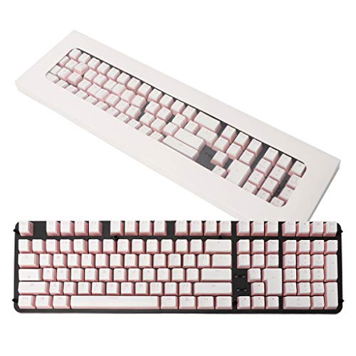 108 Tasten / Set Tastenkappen mit Hintergrundbeleuchtung OEM für mechanische MX-Tastatur mit durchscheinender Schicht von Rsgfent