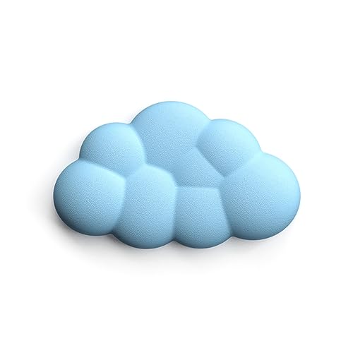 Ruaen Cloud-Tastatur-Handgelenkauflage, Weiches Leder-HandgelenkstüTzkissen Aus Memory-Schaum für Einfaches Tippen, Schmerzlinderung, rutschfest, H Kurz von Ruaen