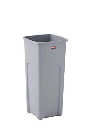 Rubbermaid Commercial Products Untouchable Plastic Waste Bin Polyethylene 87 Litres - Grey von Rubbermaid Commercial Products