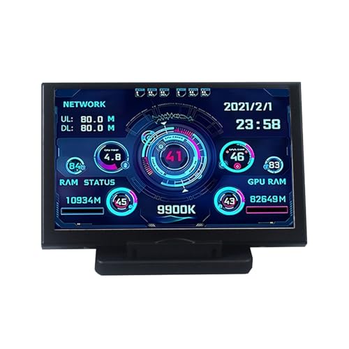 Rudiaoa 12,7 cm (5 Zoll) 800 x 480 LCD-Monitore, Display, USB-Display, Sub-Screen mit Atemlicht von Rudiaoa