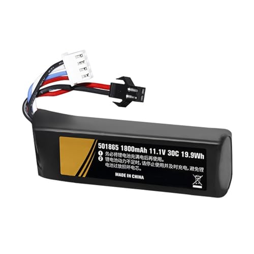 Rudiaoa 3s 11.1V Batterie 1800mAh 30c Für RemoteControl Spielzeughubschrauber Quadcopter Drohnen Wiederaufladbare Batterie von Rudiaoa