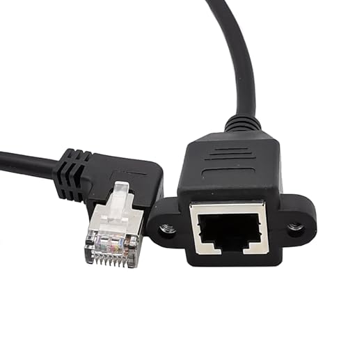 Rudiaoa Cat6 RJ45 Ethernet Erweiterungskabel Für Netzwerkkabel Für Schnelle Gigabit Datenübertragung Und Speichersparendesign von Rudiaoa