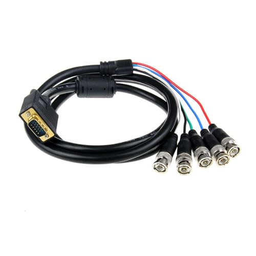 Rudiaoa VGA Bis 5 BNC RGBHV Video Kabel Männlich Zu Männlichen Verbindung Bidirektionale Interkommunikation Für LCD Displays Rudiaoa VGA Bis 5 BNC RGBHV Video Kabel Männlich Zu Männlichen Verbindung Bidirektionale Interkommunikation Für LCD Displays von Rudiaoa