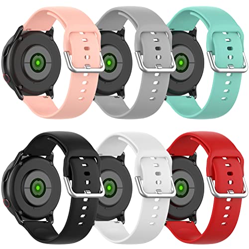 Ersatzarmband kompatibel für Ruxingx G35 / XINGHESF G35 / Nemheng N33 / Iaret Smartwatch Armband 1,32 Zoll, 22mm Silikon Sportuhrenarmband (6er Pack B) von RuenTech