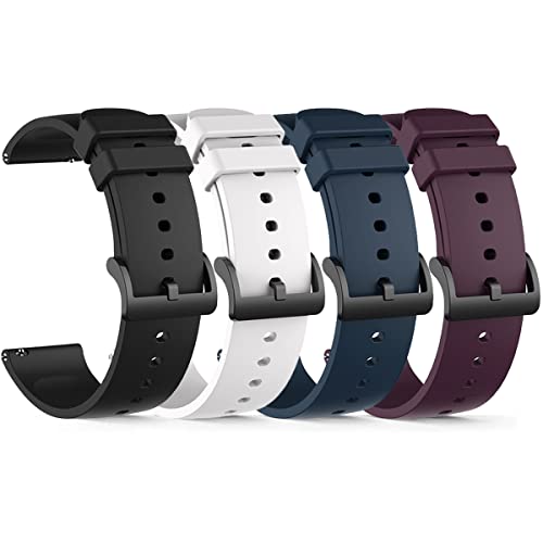 RuenTech weiches Silikonarmband Kompatibel für Xplora X6 Play Ersatzarmband für Xplora X6 Smartwatch Zubehör (4er Pack A) von RuenTech