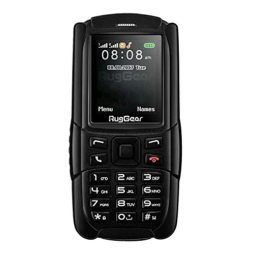 RugGear RG129 Outdoor-Handy ohne Vertrag - Wasserdicht, Staubdicht, Stoßfest, Verstärktes Gehäuse und Display, Dual-SIM von RugGear