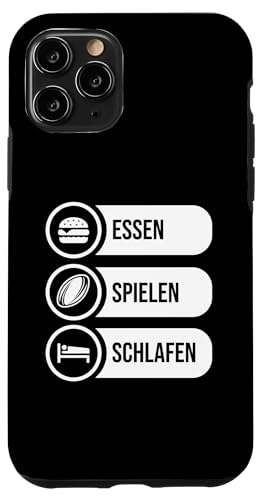 Rugbyspieler Surfbrett Rugby Hülle für iPhone 11 Pro von Rugbymannschaft Rugbyteam Rugbyfan