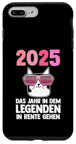 2025 das jahr in Legende in Rente gehen Rente Hülle für iPhone 7 Plus/8 Plus von Ruhestand & Rentnerin Geschenke