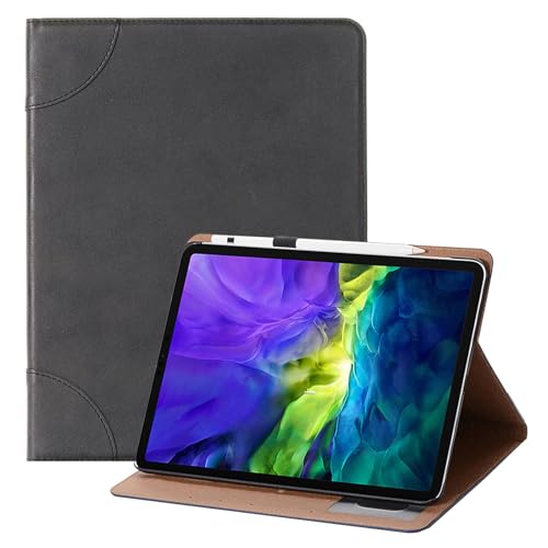 RuiRdot Book Case für iPad Pro 11 Zoll Case M4 2024 (5. Generation), Slim Folio Stand Schutzhülle für Tablet mit Kartenschlitzen Cover für iPad Pro 11-Zoll (M4) 2024 (Schwarz) von RuiRdot