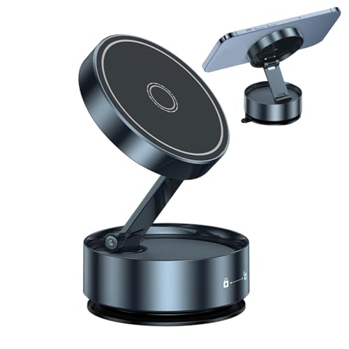 Rukjmqi Vakuum Magnetischer Telefonständer, Magnetvakuum -Telefonhalter,360 -Grad -Rotation Telefon Stand Car Mount | Fahrzeug -Innenzubehör, Handy -Klammer für Fitnessstudio von Rukjmqi