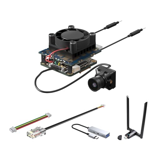 RunCam WiFiLink Digital HD FPV System Kit mit Micro FPV Kamera & Transmitter Modul für FPV Monitor auf mobilen Geräten Fixed Wing RC Car RC Hobbies（Basierend auf OpenIPC） (Kompletter Bausatz) von RunCam