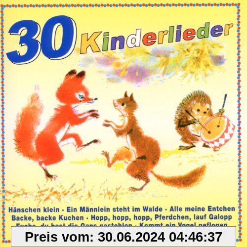 30 Kinderlieder für Unsere Kleinsten von Rundfunk-Kinderchöre Leipzig und Berlin