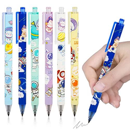 Runmeihe® 6 Ewiger Bleistift, Unlimited Writing Inkless Pencils for Children Adults Students Artist Drawing Home Office School Supplies von Runmeihe