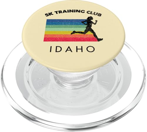 5-k-Trainingsclub Idaho Laufmarathon Idaho PopSockets PopGrip für MagSafe von Running Vintage 5K Run