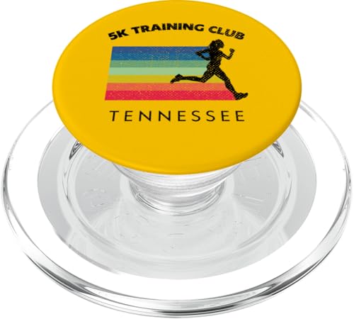 5-k-Trainingsclub Tennessee Laufmarathon Tennessee PopSockets PopGrip für MagSafe von Running Vintage 5K Run