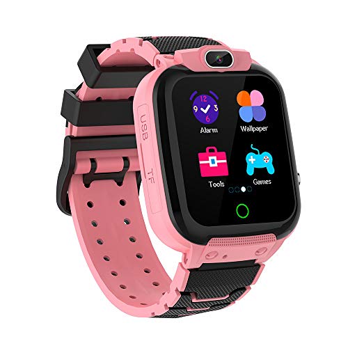 Ruopoem Smartwatch Kinder, Smart Watch Kinderuhr mit 16 Spiele MP3 Musik HD Kamera Video Alarm, Kinder Smartwatch Geschenke für Jungen und Mädchen von 3-15 Jahren von Ruopoem