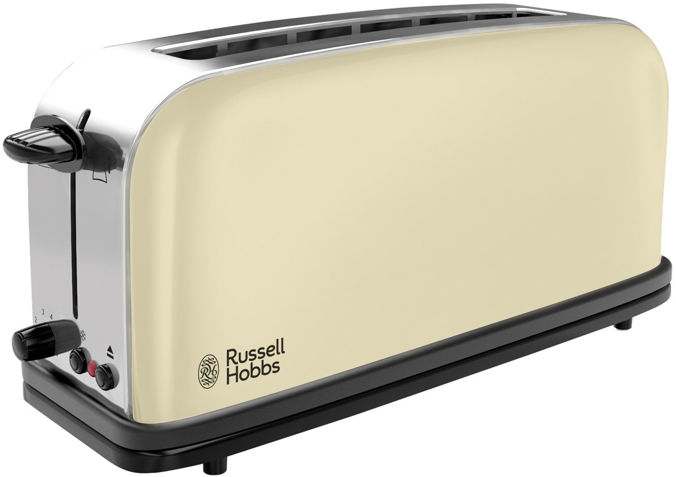 Langschlitz-Toaster creme von Russell Hobbs