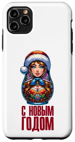 Hülle für iPhone 11 Pro Max Russische Matroschka Weihnachten Russland Matrjoschka von Russen Kostüm Russisch Matryoshka Party Designs