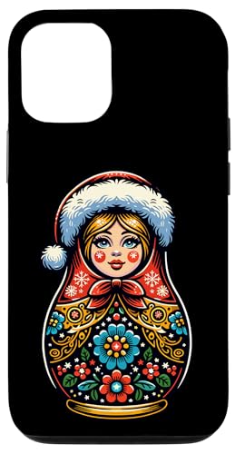 Hülle für iPhone 12/12 Pro Russische Matroschka Weihnachten Russland Matrjoschka von Russen Kostüm Russisch Matryoshka Party Designs