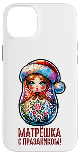 Hülle für iPhone 14 Plus Russische Matroschka Weihnachten Russland Matrjoschka von Russen Kostüm Russisch Matryoshka Party Designs