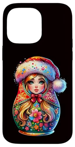 Hülle für iPhone 14 Pro Max Russische Matroschka Weihnachten Russland Matrjoschka von Russen Kostüm Russisch Matryoshka Party Designs