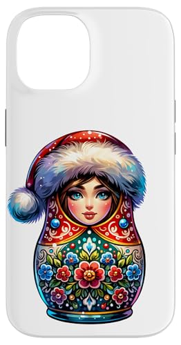 Hülle für iPhone 14 Russische Matroschka Weihnachten Russland Matrjoschka von Russen Kostüm Russisch Matryoshka Party Designs