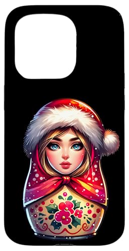 Hülle für iPhone 15 Pro Russische Matroschka Weihnachten Russland Matrjoschka von Russen Kostüm Russisch Matryoshka Party Designs