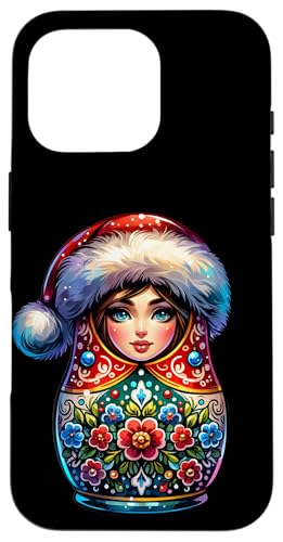 Hülle für iPhone 16 Pro Russische Matroschka Weihnachten Russland Matrjoschka von Russen Kostüm Russisch Matryoshka Party Designs