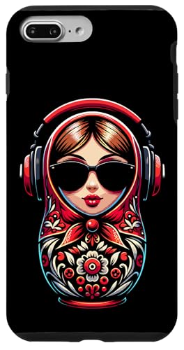 Hülle für iPhone 7 Plus/8 Plus Russian Matroschka Musik Russland Russische Matrjoschka von Russen Kostüm Russisch Matryoshka Party Designs