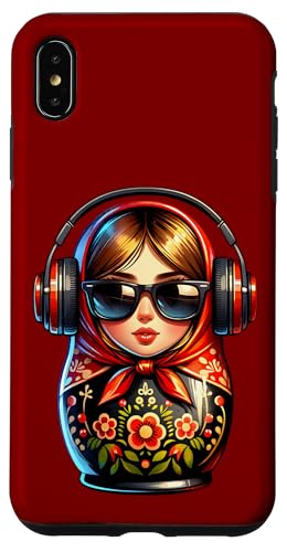 Hülle für iPhone XS Max Russian Matroschka Musik Russland Russische Matrjoschka von Russen Kostüm Russisch Matryoshka Party Designs