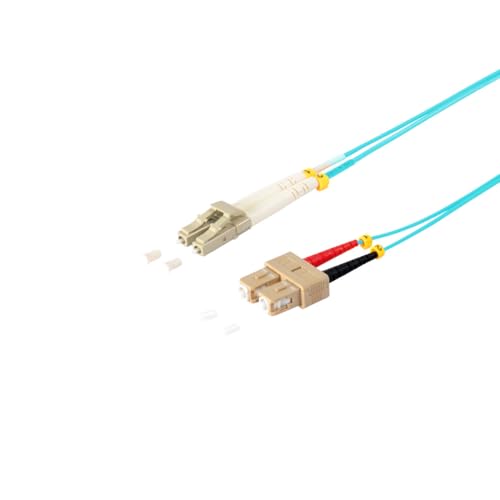 S/CONN maximum connectivity Duplex Patchkabel LC/SC 50/125µOM3 aqua 2m von S/CONN maximum connectivity