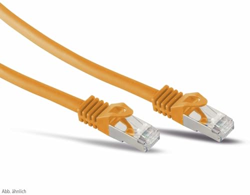 S-Conn RJ45 Patchkabel S/FTP,PIMF, Rohkabel CAT 7 Halogenfrei, orange, 30,0m von S/CONN maximum connectivity