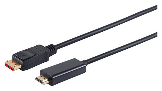 Displayportkabel 1.4 DP/HDMI 3m sw von S-Conn