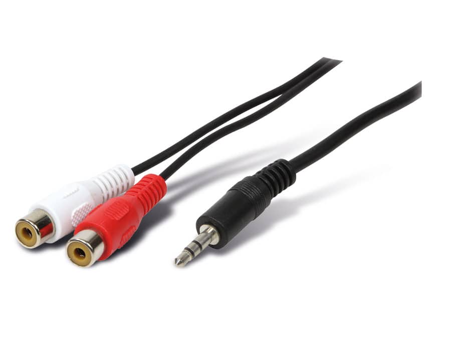 S-IMPULS Audio-Adapterkabel Klinke 3,5 mm auf Cinchbuchse, 1,5 m von S-IMPULS