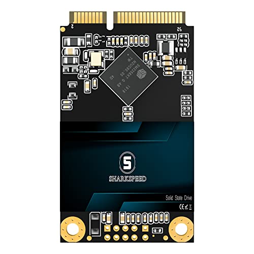 mSATA SSD 1TB SHARKSPEED SATA 3 6Gb/s 3D NAND Mini Internes Solid State Drive für Laptop PC Desktop (mSATA, 1 TB) von S SHARKSPEED