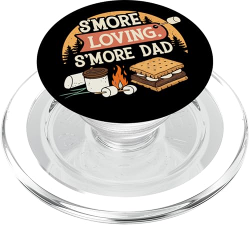 Camping Dad - S'more Loving Father's Day - Retro S'more PopSockets PopGrip für MagSafe von S’more Loving - Dad Funny Camping Inside Jokes