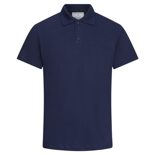 Safeguard 23.11.P-PO-SJ-07-XL ESD Poloshirt, 150g/m², XL, Marineblau von SAFEGUARD