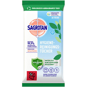 SAGROTAN® feuchte Allzweck-Reinigungstücher, 60 Tücher von SAGROTAN®