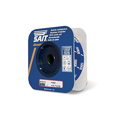 Sait 24142 RE-Saitex DA-F Schleifgewebe-Sparrolle, 50mm x 50mm, 100 Körnung von SAIT