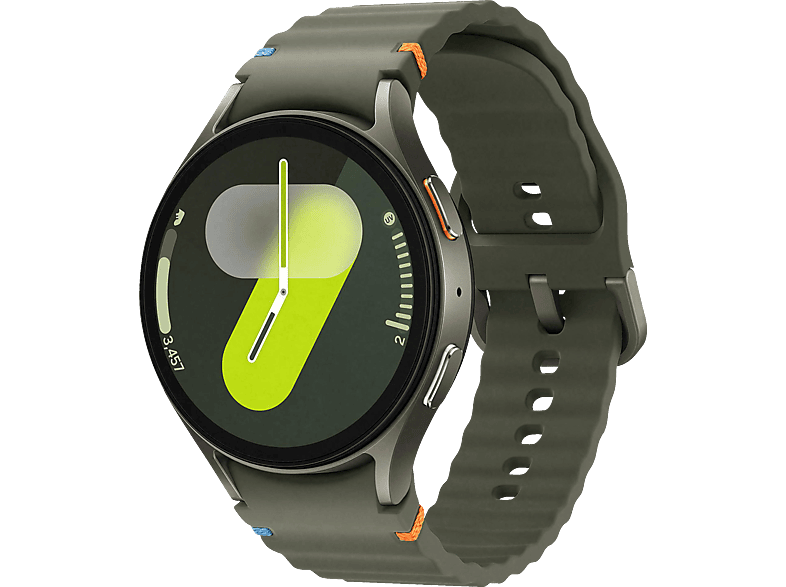 SAMSUNG Galaxy Watch7 LTE 44 mm Smartwatches Aluminium Fluorkautschuk, 85-130 mm, Green von SAMSUNG