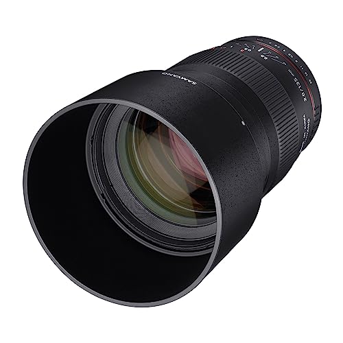 Samyang 7492 135mm F2.0 für Nikon F – Vollformat und APS-C Teleobjektiv Festbrennweite für Nikon F Kameras, manueller Fokus, für Nikon D6, D5, D780, D850, D3500, D5600, D7500, D500 von SAMYANG